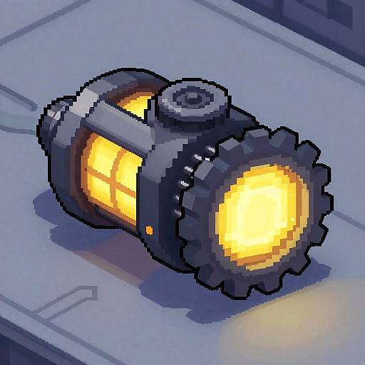 Futuristic Turbolaser Turret Sprite