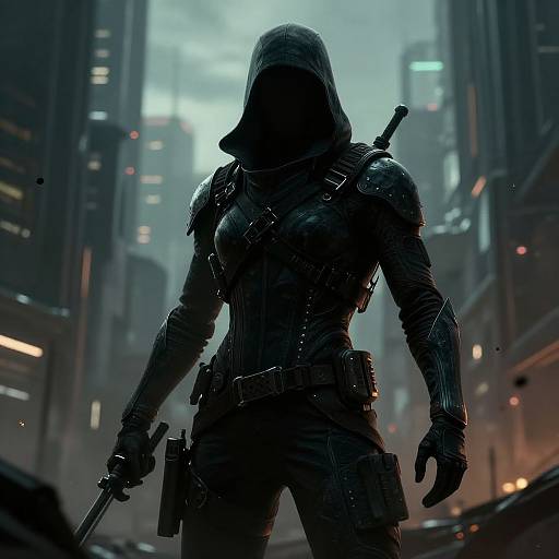 Cyberpunk Rogue Assassin Concept Art