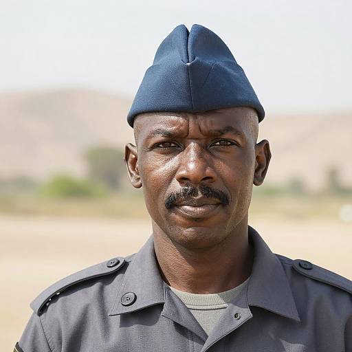 Portrait of Man in Military Uniform