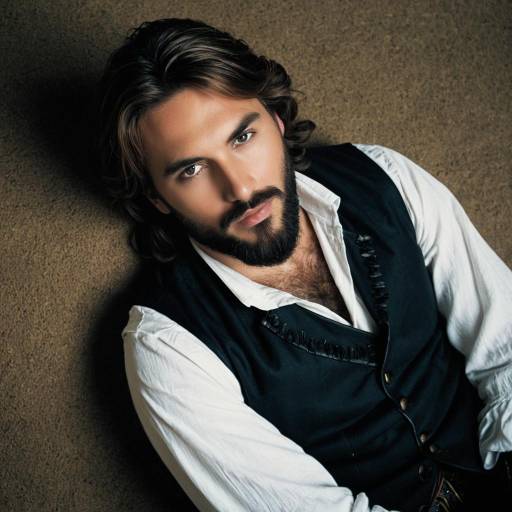 Renaissance Man in White Shirt and Dark Vest