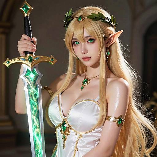 Celestine Lucullus — Elven Energy Sword Maiden