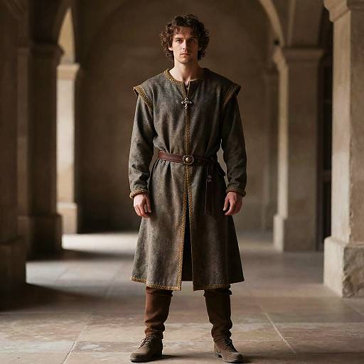 Medieval Man in Historic Costume