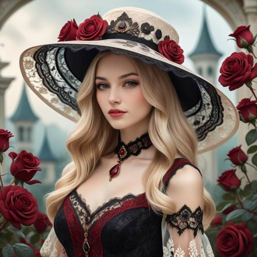 Elegant Portrait of a Young Woman