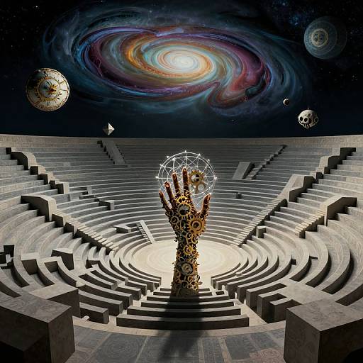 Surreal Amphitheater of Time and Space
