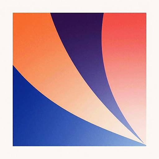 Abstract Geometric Vibrant Composition