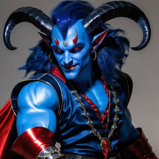 Evil Tiefling Bard Portrait in Natural Light