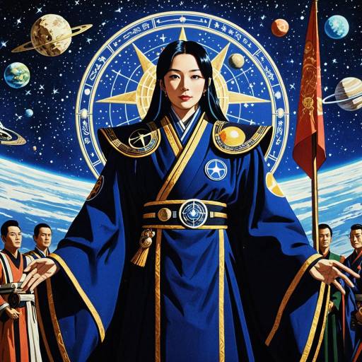 Revered Intergalactic Diplomat in Ceremonial Robe