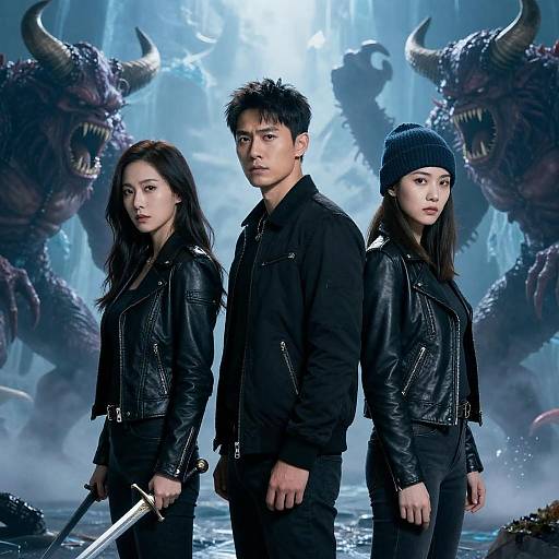 Epic Showdown Against Ice Monsters