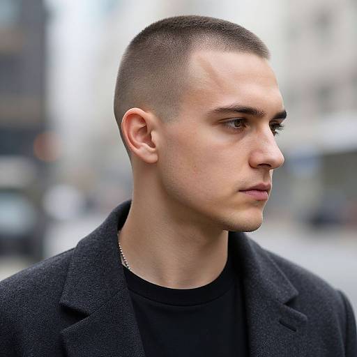 Stylish Fit European Man in City