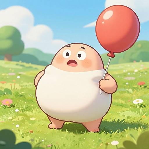 Whimsical Bloating Fantasy Scene