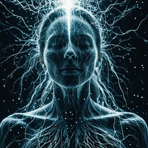 Ethereal Glow of an Irradiated Woman