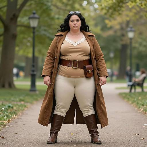 Plus Size Fantasy Costume in Nature