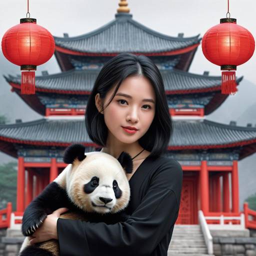 Serene Portrait of a Young Asian Woman