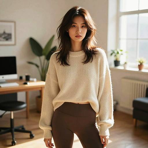 Shaggy Cut Fashion Editorial Look