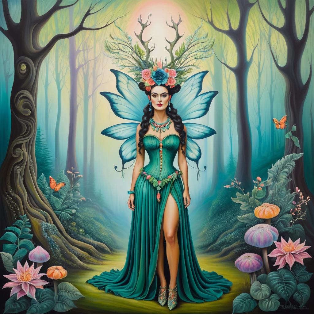 Whimsical Enchanted Forest Spirit Artwork