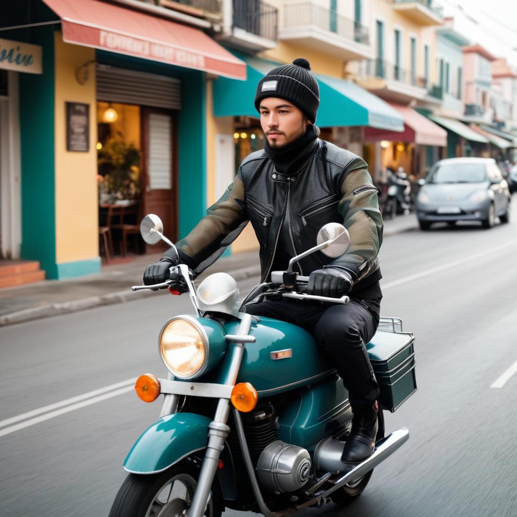 Coastal Cruiser on Classic Moped