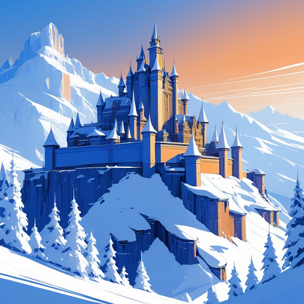 Concept Art of a Majestic Castle