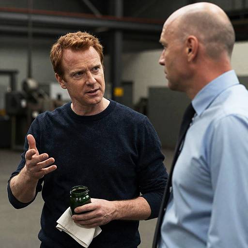 Intense Encounter in Industrial Setting