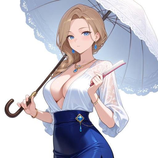 Sophisticated Woman with Elegant Accessories Sophisticated Woman with Elegant Accessories