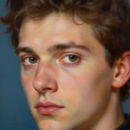 Romantic Digital Portrait of Spanish Man