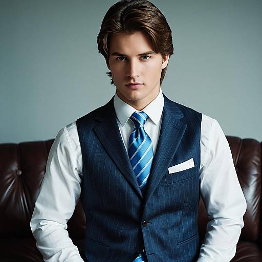 Stylish Male Formal Fashion Portrait