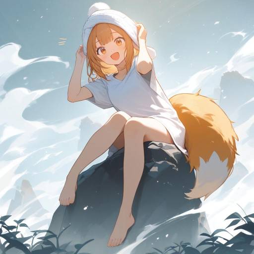 Curious Fox in Morning Mist