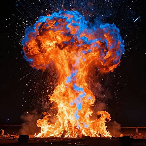 Surreal Cosmic Eruption Ascending