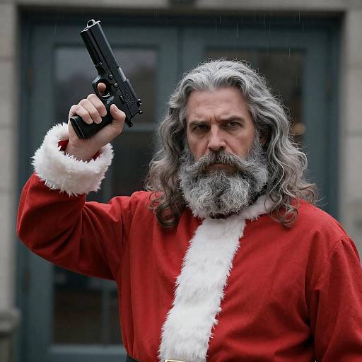 Serious Santa: A Dark Holiday Scene