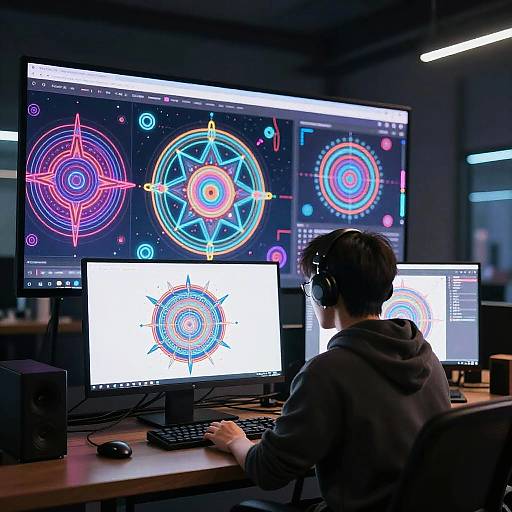 Surreal AI Art in Futuristic Studios