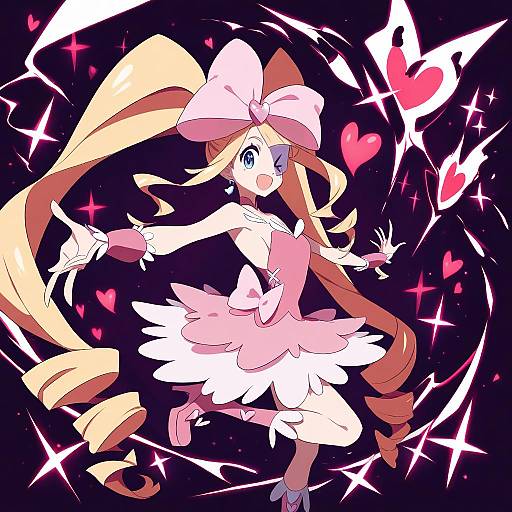 Illustration of Harime nui, kill la kill in the style of Kodamari