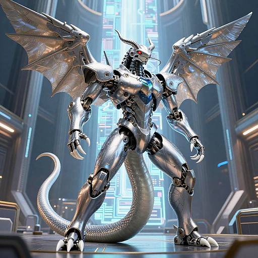 Chromatic Silver Serpent Mecha