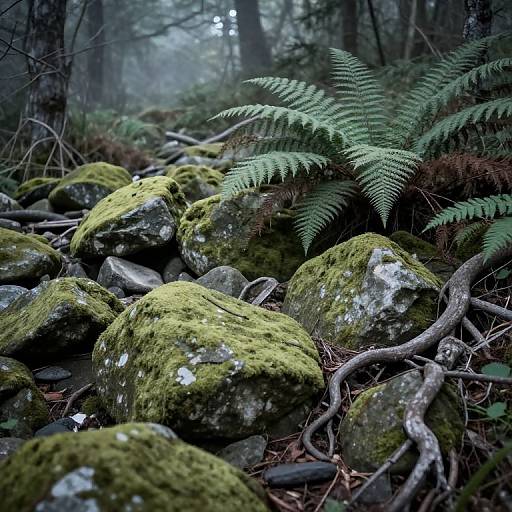 Silent Night Forest Clearing