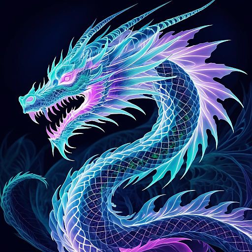 Mystical Dragon X-Ray Art and Patterns Mystical Dragon X-Ray Art and Patterns