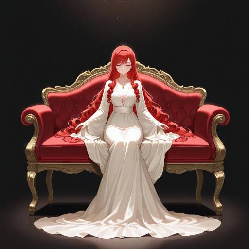 Elegant Full-Figured Woman in Dress Elegant Full-Figured Woman in Dress