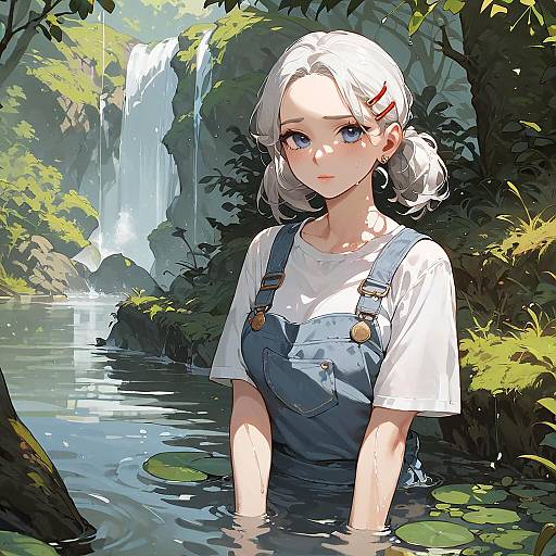 Elderly Grandma in Forest River