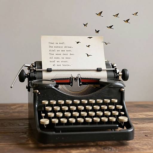 Invisible Poets' Ancient Typewriter Sonnets