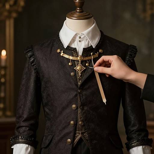 French Child King in Fantasy Suit