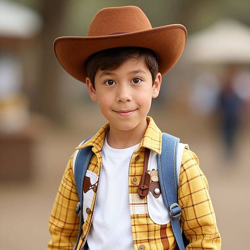 Woody-Inspired Cowboy Outfit Portrait