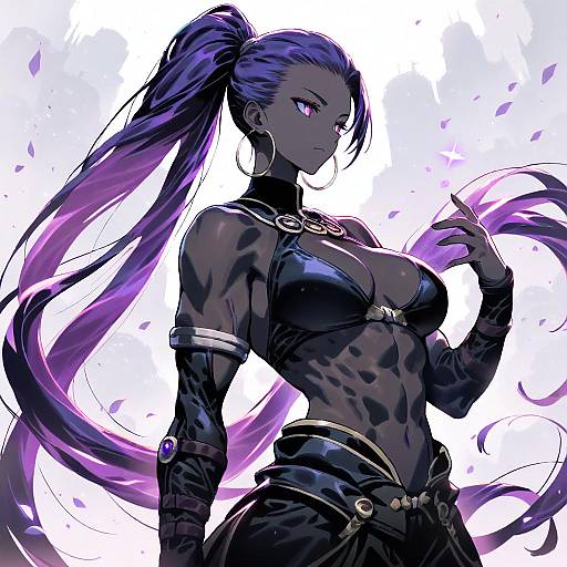 Illustration of Assassin (fate/zero), fate (series) in the style of Bacius