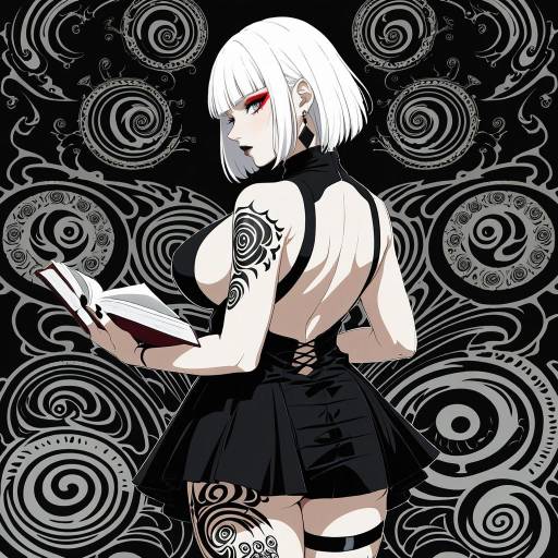 Goth Fashion Girl Inspired by Naruto