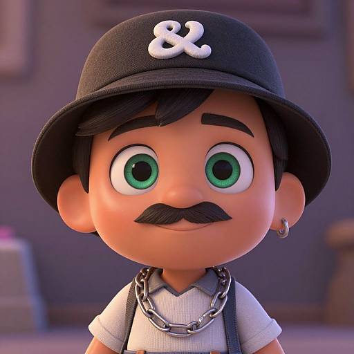 Frank Martin Pixar Cartoon Character