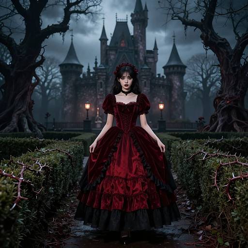 Gothic Alice in Wonderland Fantasy