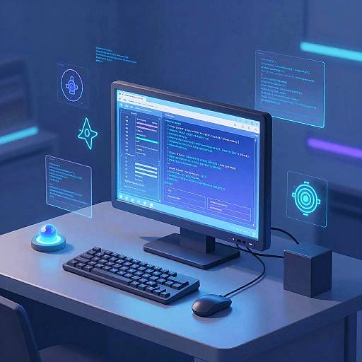 Open-Source AI Terminal Concept Art