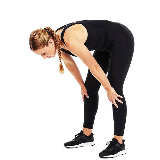 Athletic Woman Posing in Black