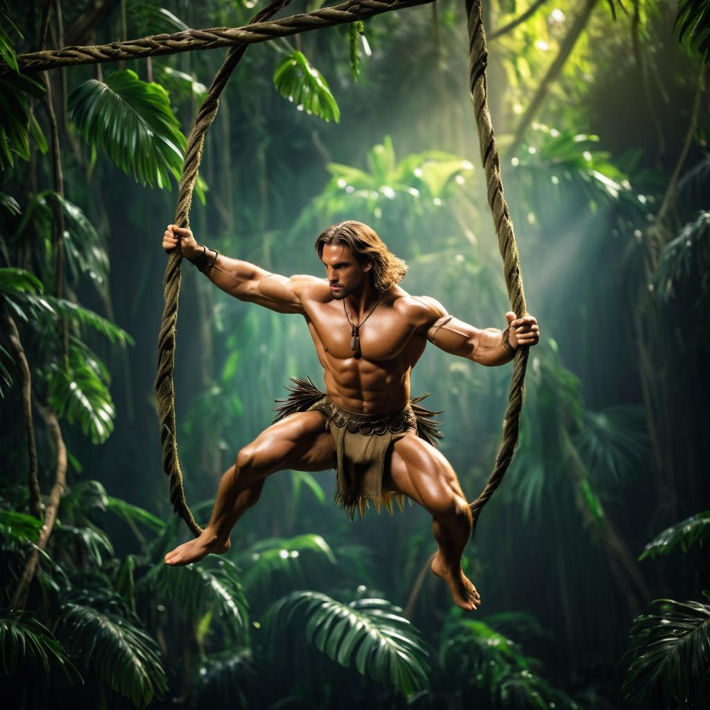 Tarzan: The Jungle Warrior in Action