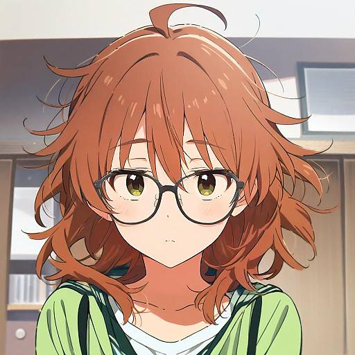 Illustration of Araki hina, idolmaster in the style of Horiguchi yukiko