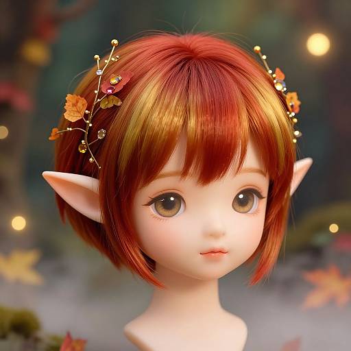 Autumnal Pixie Elf Hair Designs