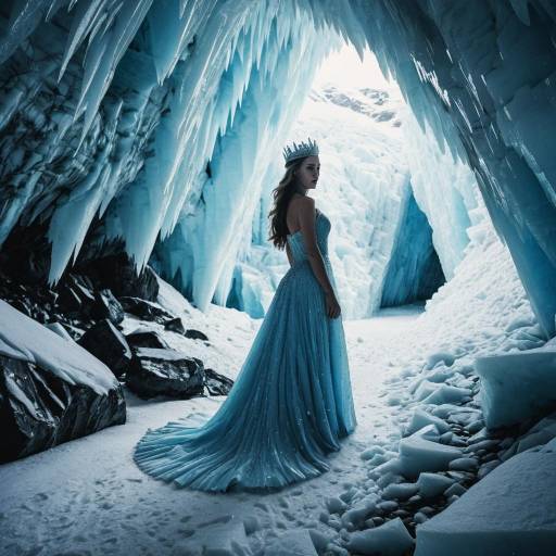 Majestic Ice Queen Emerges from Glacier