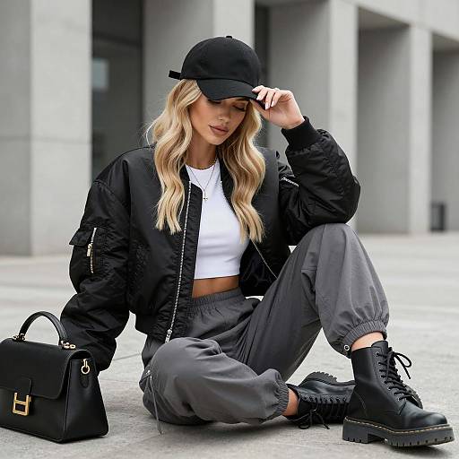 Urban Fashion: Woman in Casual Style