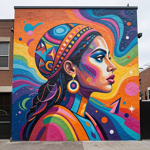 Vibrant Mural by Tristan Eaton
